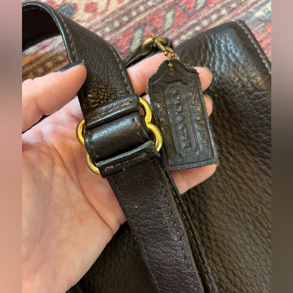 Genuine Coach 4907 Brown Leather Shoulder Bag - Picture 8 of 8